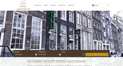 Desktop Screenshot of cityhotelamsterdam.com