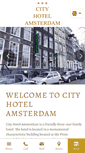 Mobile Screenshot of cityhotelamsterdam.com